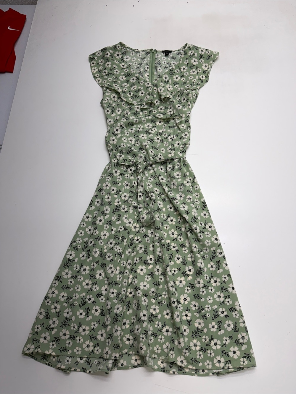 ANN TAYLOR Women’s 12 Green Daisy Dress